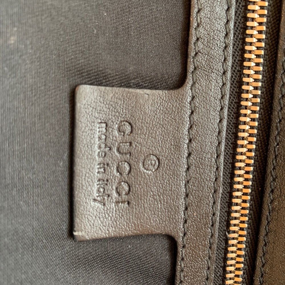 Black cloth GG bag with studs